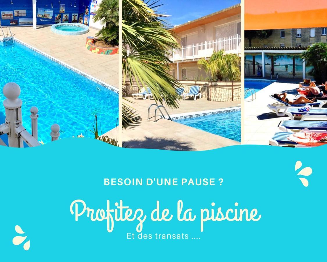Amerique Hotel Palavas - Piscine - Plage エクステリア 写真