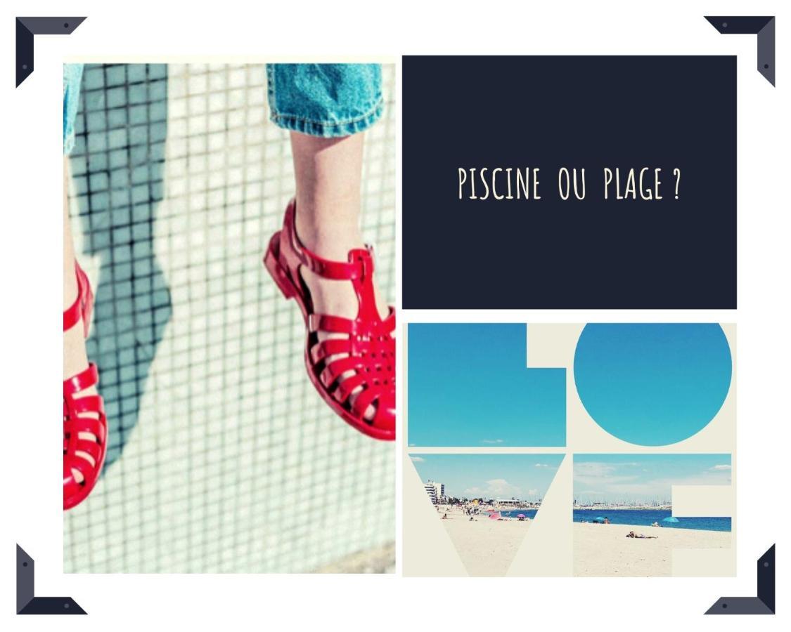 Amerique Hotel Palavas - Piscine - Plage エクステリア 写真